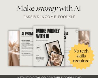 Passive Income Toolkit - Make Money with AI - Digital Products, Affiliate Marketing & Online Income Guide