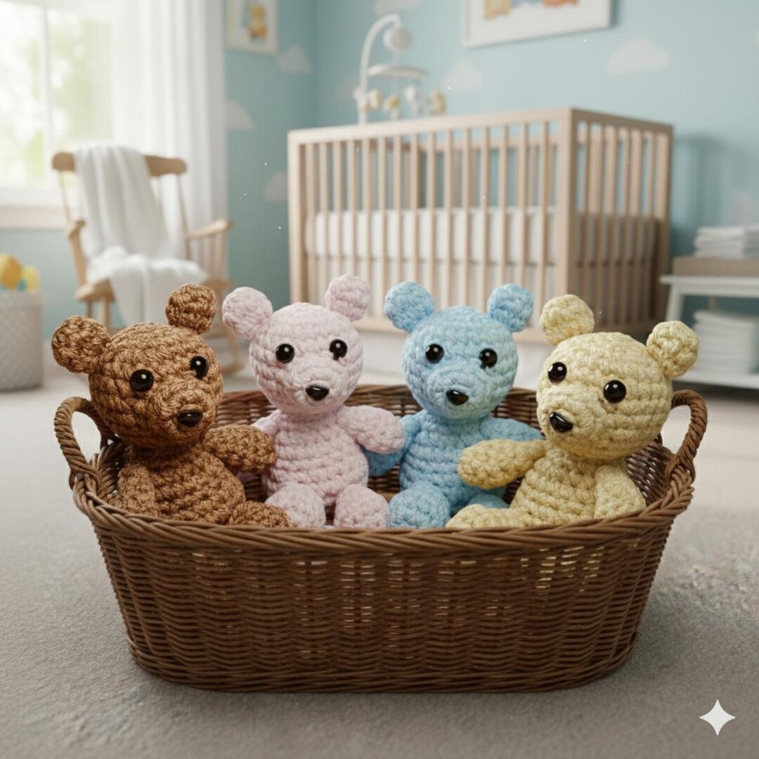 PATTERN Amigurumi Crochet Teddy Bear - Etsy
