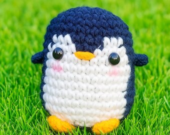 Penguin crochet pattern, Amigurumi penguin pattern, Crochet penguin, Chubby Penguin Crochet, Crochet animals, PDF pattern only, PDF digital