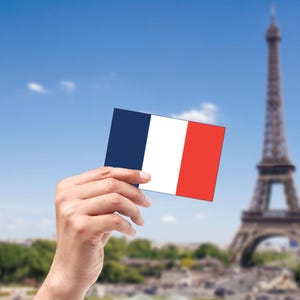 France Flag Sticker,  International Sticker, Nations Flag Sticker, Water Bottle Sticker, Laptop Sticker, Car Sticker, Car Window Decals