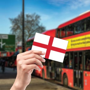 England Flag Sticker, International Sticker, Nations Flag Sticker, Water Bottle Sticker, Laptop Sticker, Car Sticker, Car Window Decals