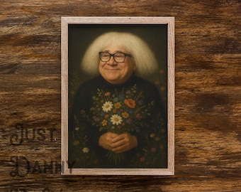 Lámina artística de Danny DeVito - Retrato de Dark Academia (Descarga digital)