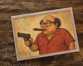 Danny DeVito - Art Print - Frank Reynolds Unleashed - Illustration - Printable Wall Art