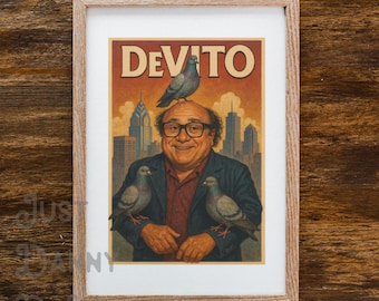 Danny DeVito - Vintage Poster - Printable Wall Art  - Frank Reynolds - Always Sunny In Philadelphia