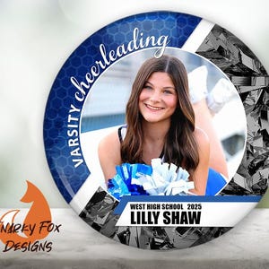 Cheer Squad Custom Photo Pin