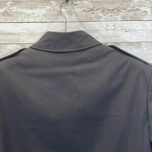 Vintage '87 Neptune Garment Co Womens 14L Jacket Army Black Removable Liner Vest image 12