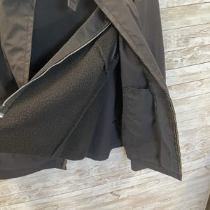 Vintage '87 Neptune Garment Co Womens 14L Jacket Army Black Removable Liner Vest image 4