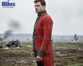 アメリカ独立戦争時のレッドコート制服 | 18世紀イギリス軍フロック