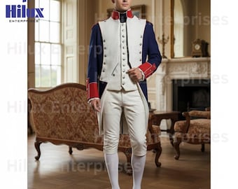 アメリカ独立戦争の制服、18世紀の赤いコート、将校の制服 - Etsy 日本