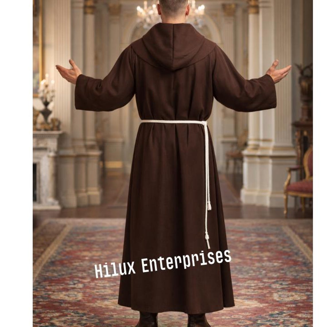 Franscican Robe Handmade Franciscan Monk Habit for Men – Saint Francis of Assisi ...