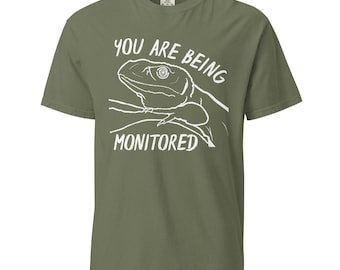 T-shirt drôle de varan | Vous êtes surveillé V2