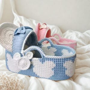 Crochet Stubenwagen, personalisierte Baby Geschenk-Set, maßgeschneiderte Neugeborenen Geschenk, Baby-Dusche-Geschenk, neues Baby-Geschenk-Set, Baby-Ankündigung, Geschenk für Kinder