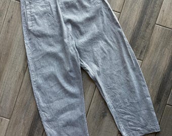 Pantalones de lino gris Transit Par Such talla 1: elegantes y ligeros pantalones de verano