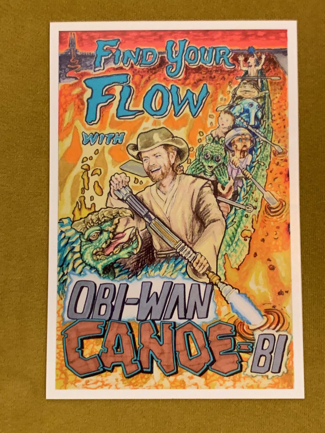 Obi-wan Canoe-bi Jedi Park Ranger Sticker - Etsy