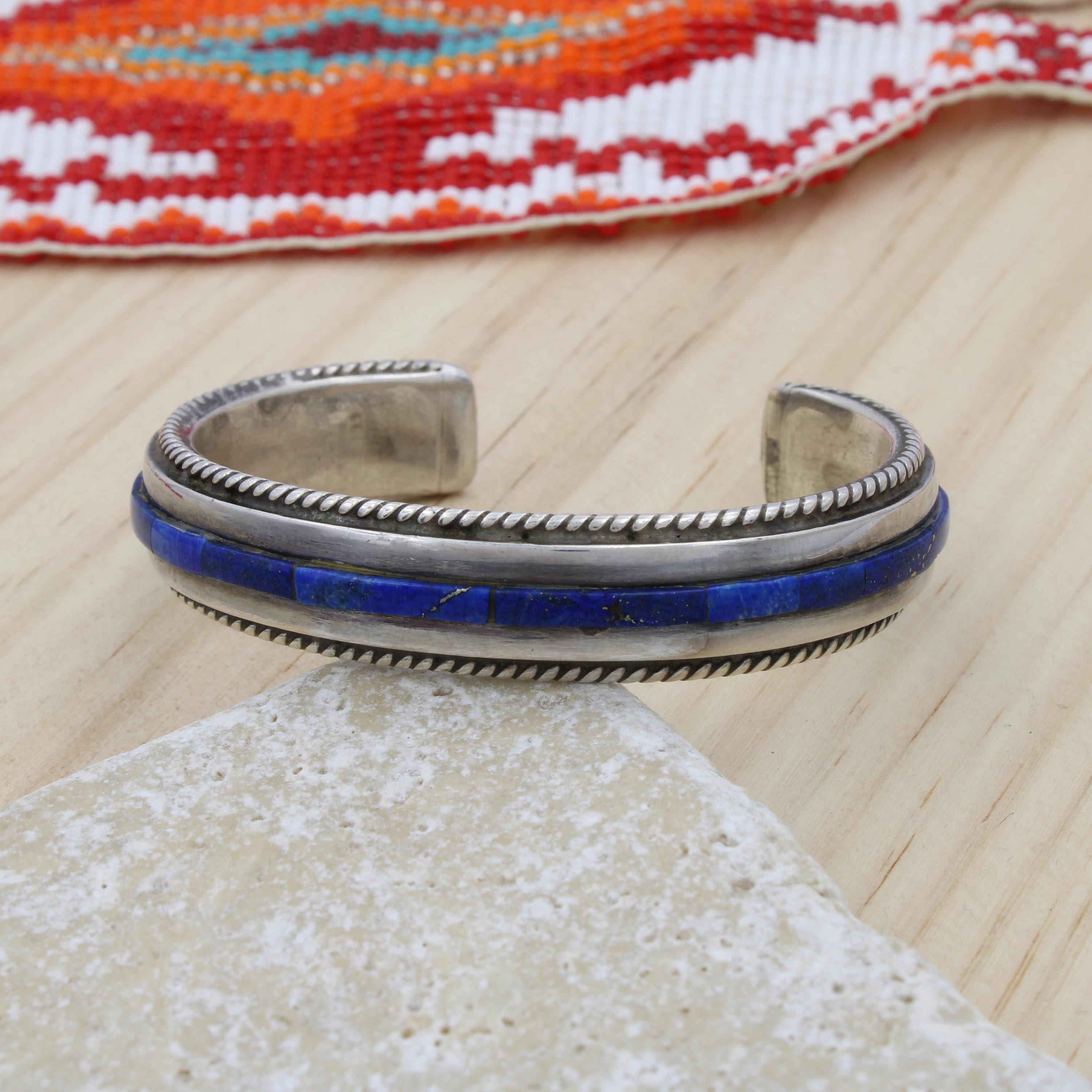 Inlaid Zuni Bracelet - Etsy