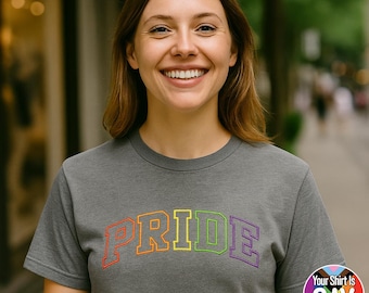 Rainbow Pride Graphic Tee - Unisex LGBTQ+ Shirt