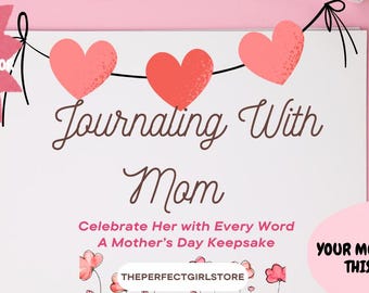 Diario de regalos para el Día de la Madre/Regalo personalizado para mamá/Libro de recuerdos