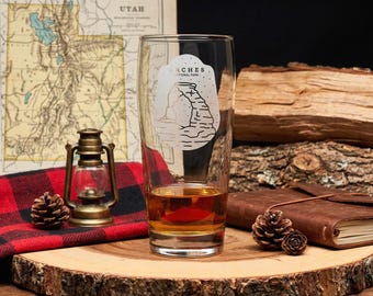 National Park The Drinking Glass, Archer National Park Utah, Gift For Nature Lover