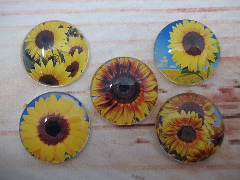 Sunflower Fridge Sunflower Kitchen Set of 5 Etsy