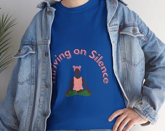 Yoga T-Shirt: Unisex Heavy Cotton Tee for Mindfulness