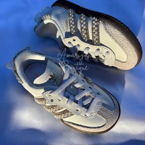 Adidas Sambas With Rhinestones - Etsy UK