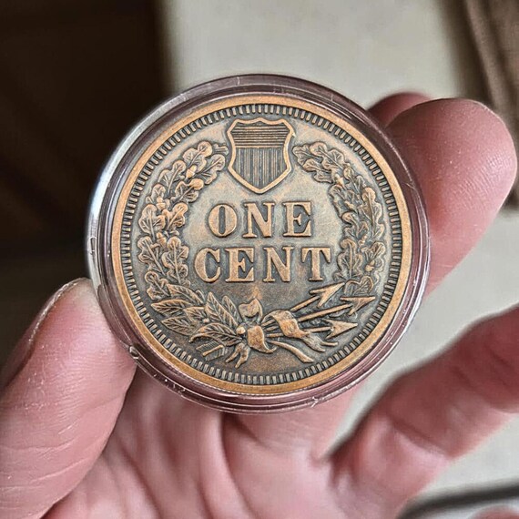 1877年インディアンヘッドペニー1セント米国コレクターズアイテム希少