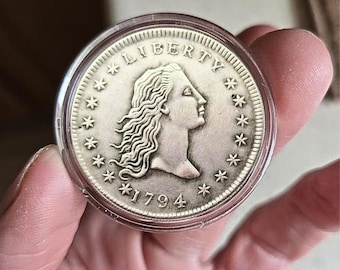 コインパズル 1794 アメリカ初の銀貨 両面 - Etsy 日本