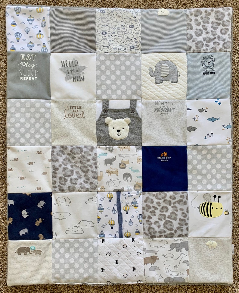 Baby Clothes Blanket Baby Blanket Memory Blanket Baby - Etsy