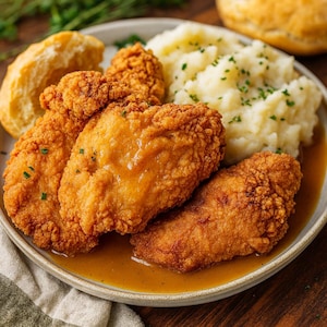 Southern Country Fried Chicken Recipe: Crispy Homestyle (PDF Download)