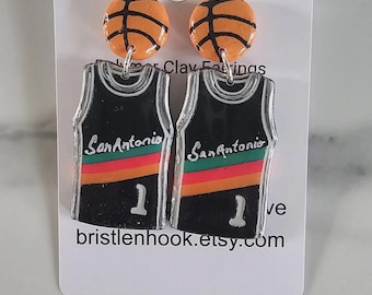 Koszulka podróżna drużyny San Antonio Spurs (czarna)