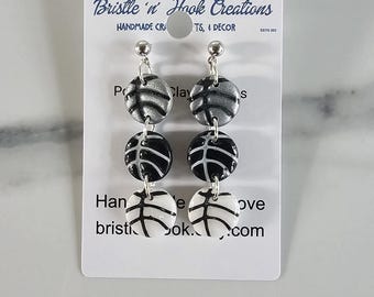 San Antonio Spurs Polymer Clay Earrings