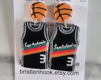 San Antonio Spurs #3 Keldon Johnson Fiesta Black Jersey