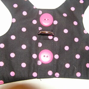 Black and Hot Pink Harness