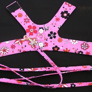 Whimsical Floral dog harness