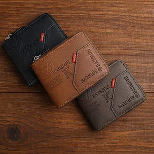 Carteira Masculina BATSIOR Classic – Elegante, Segura e Ideal para Presentear no Dia dos Pais