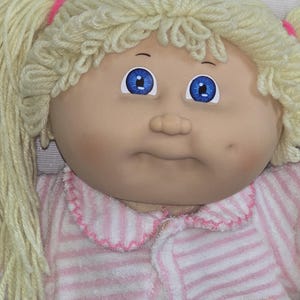 17" Coleco Lemon Hair HM#3 Cabbage Patch Girl Blue Eyes