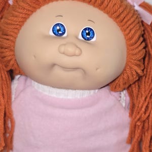 18" Coleco HM#4 OK Factory Cabbage Patch DBL Pony Pacifier Redhead