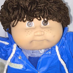 19 inch Jesmar Cabbage Patch Boy HM#3 Sproetjes Bruine ogen en haar