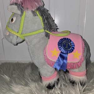 HTF 1984 Gray Cabbage Patch Circus Pony In Pink