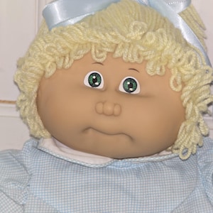 17" Lemon Jesmar HM#1 Green Eyes Single Pony Cabbage Patch