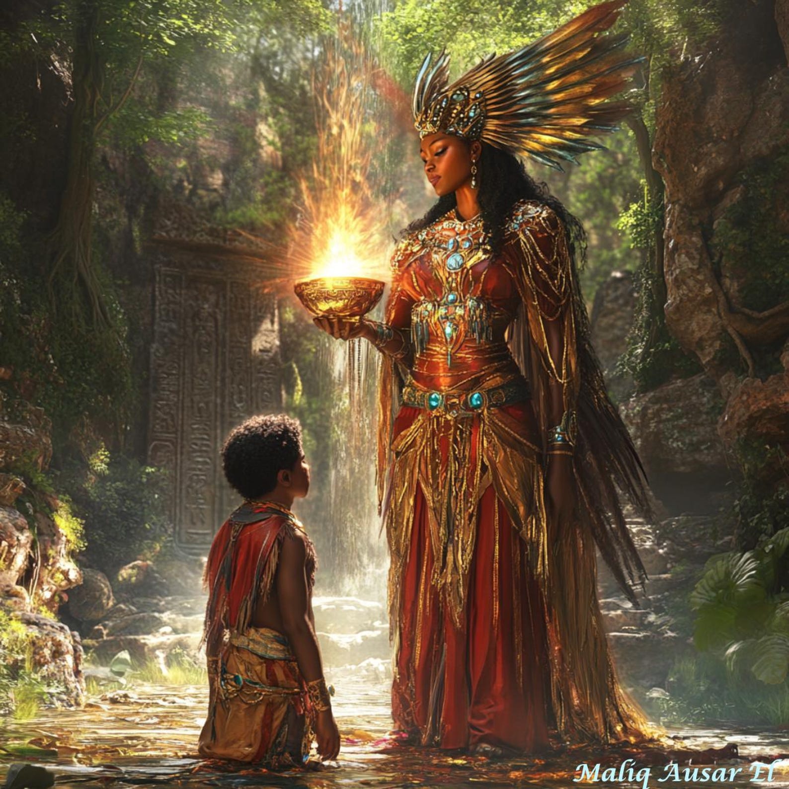 Digital Download | Instant Art Print | Trisdanu and the Lady of ...
