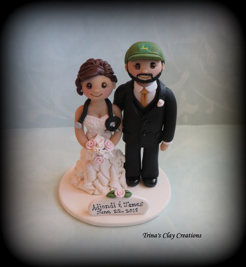 Wedding Cake Topper Custom Cake Topper Nurse John Deere Etsy