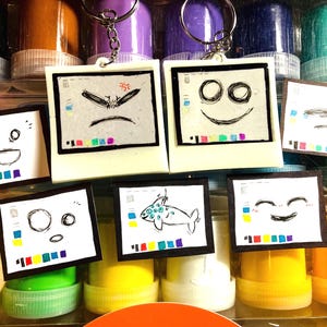 pAInter Keychain/Magnet/Earrings!