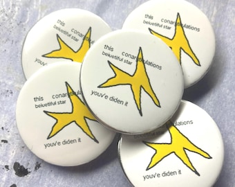 Conargtkulations beiuetiful star youv’e diden it Pin