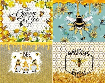 Bee tumbler design bundle!! Sublimation ready!! 4 images for only 1.00 dollar!!