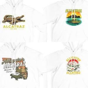 Alcatraz Alligator, Trump quote PNG design bundle!! Perfect for your sublimation and DTF items! 4 images for only 1.00 dollar!!