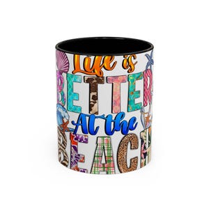 Beach Life Coffee Mug - Perfect Gift for Ocean Lovers, Beach Decor, Summer Vibes, Beach House, Relaxing Mornings