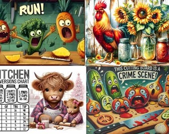 Cutting Board Design Bundle: Sublimation Images (Digital Download)