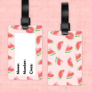 Digital download, Fruit theme, bag tags