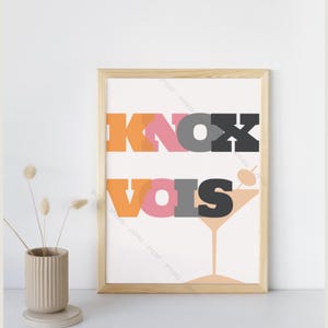 DIGITALE kunst aan de muur, poster Tennessee Volunteers, University of Tennessee, College Prints, digitale poster, decor slaapzaal, kunst aan de muur College